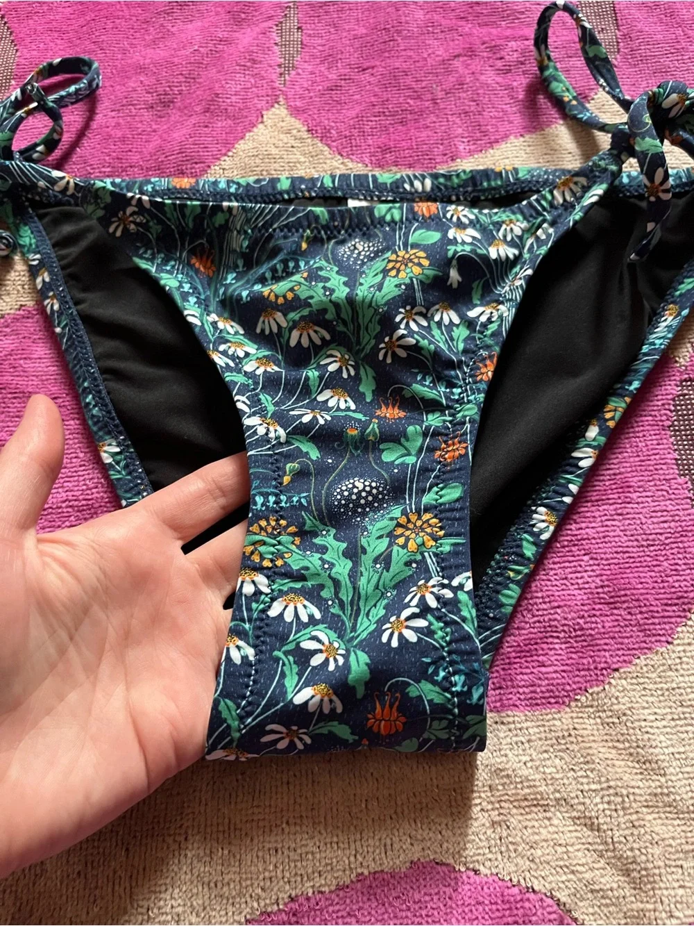 J.Crew Hipster String Bikini Bottom in Liberty® London Floral Fabric